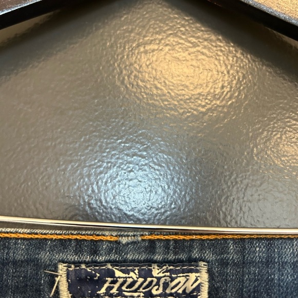Hudson Jeans size 31 GUC Blue Straight-Leg Denim with Faded Details - Picture 7 of 12